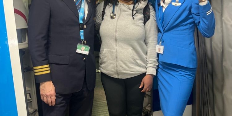Ghanaian Doctor Saves Life During Mid-Air Medical Emergency on KLM Flight