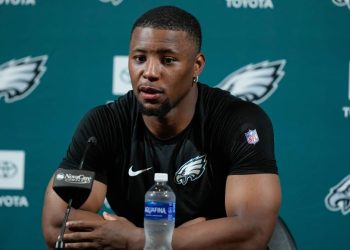 Barkley Breaks Rushing Record in NFL History