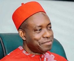 Soludo’s Tinubu-Logo Cap Sparks Speculation Ahead of Anambra Governorship Election.