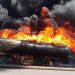 Three Escape Tanker Inferno on Apapa-Oshodi Expressway