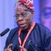 Obasanjo Urges Reforms at NOUN, Calls for Revival of Law Programme and AI Integration