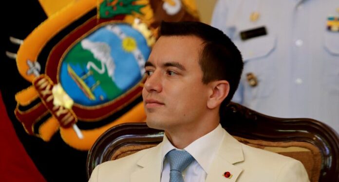 Noboa Touts U.S.-Backed Crime Crackdown in Ecuador State of the Union