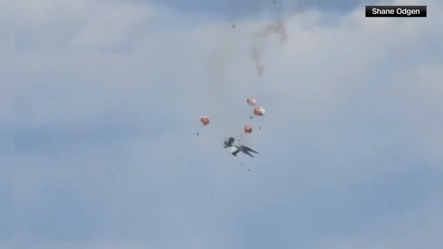 Two U.S. Navy Jets Collide During Idaho Air Show; Four Crew Eject Safely
