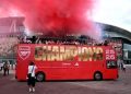 Arsenal Mark Premier League Triumph With Open-Top Bus Parade